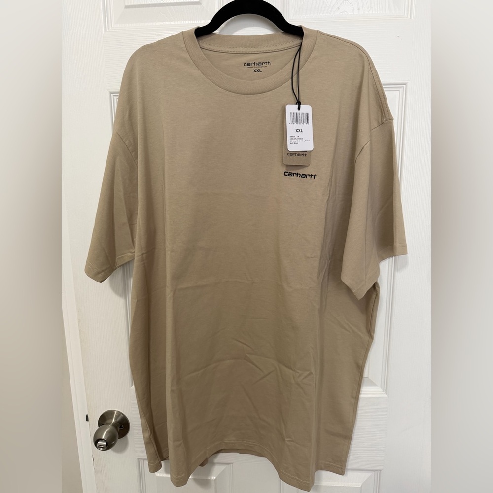 CARHARTT WORK IN PROGRESS
Black Script Embroidery T-shirt